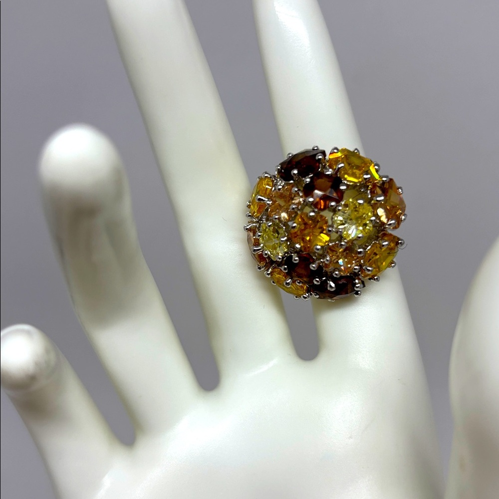😀 2/$15 Pretty Dome Ring in Autumn Colors